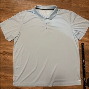 BCG Sky Blue Polo Shirt 3XL Comfy Work Golf Stretch